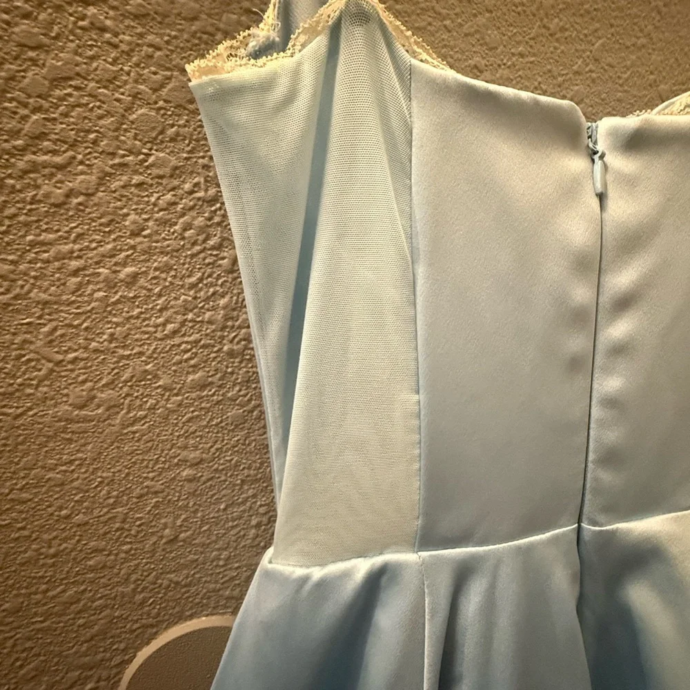 House of CB Mademoiselle Bustier stretch satin midi dress - Picture 7 of 10